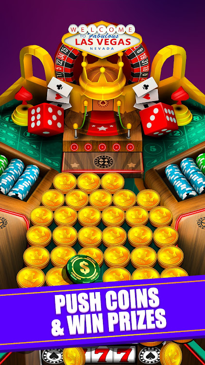 #1. Casino Vegas Coin Party Dozer (Android) By: Mindstorm Studios