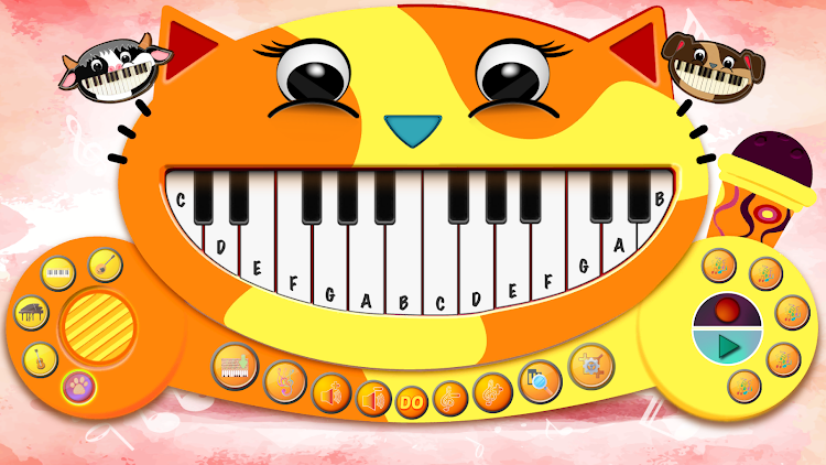 #1. Cat Piano Sounds Music Premium (Android) By: MEOW CAT GAMES