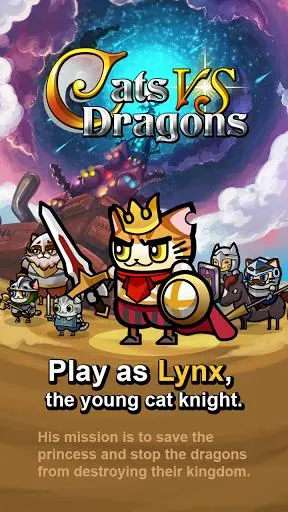 Cats vs Dragons Screenshot Image