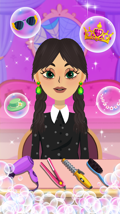 #1. Charming Hair Salon - Make Up (Android) By: Bravestars Games