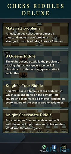 Chess Riddles Deluxe Screenshot Image