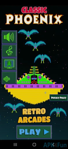 Classic Phoenix Arcade Screenshot Image