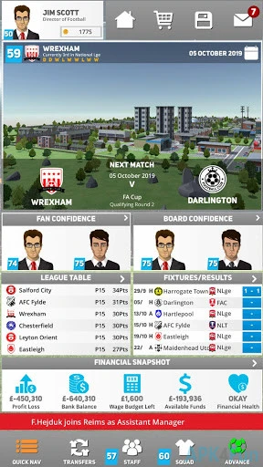 Club Soccer Director 2020 Screenshot Image