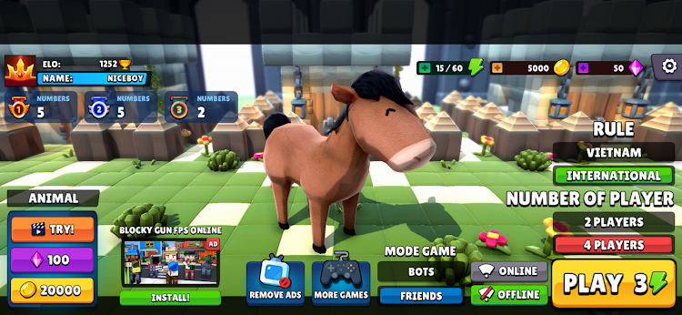 #1. Co Ca Ngua - Chess 3D Online (Android) By: OUTPLAY GAME STUDIO