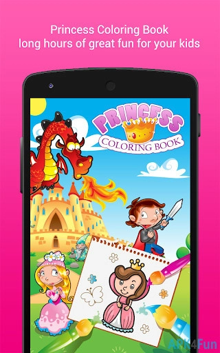 Coloring Book Princess Girls Screenshot Image