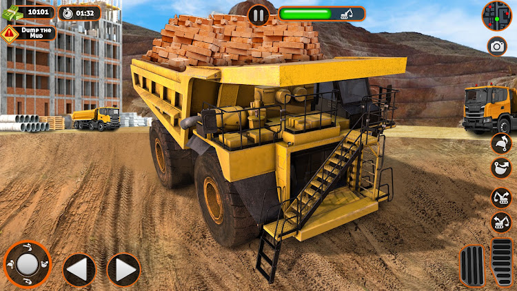 #3. Construction Dump Truck Game (Android) By: Mobile Games Hive