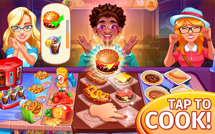 #1. Cooking Craze: Restaurant Game (Android) By: Big Fish Games