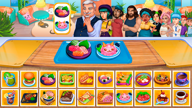 #1. Cooking Fantasy: Food Fun (Android) By: MIGA Games