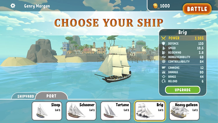 #1. Corsair Ships: Battleship Game (Android) By: Gameshow Theater