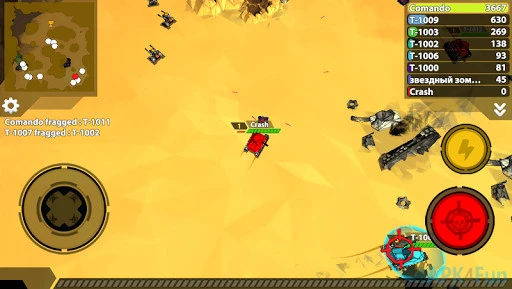 Crash of Tanks Screenshot Image