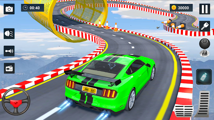 #1. Crazy Car Stunt: Car Games 3D (Android) By: Fun Drive Games