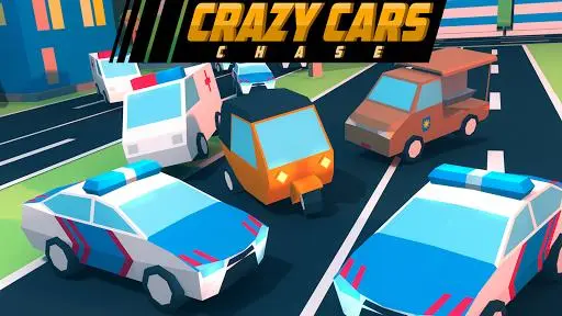 Crazy Cars Chase Screenshot Image