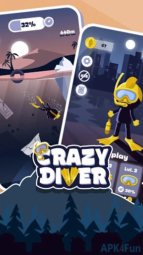 Crazy Diver Screenshot Image