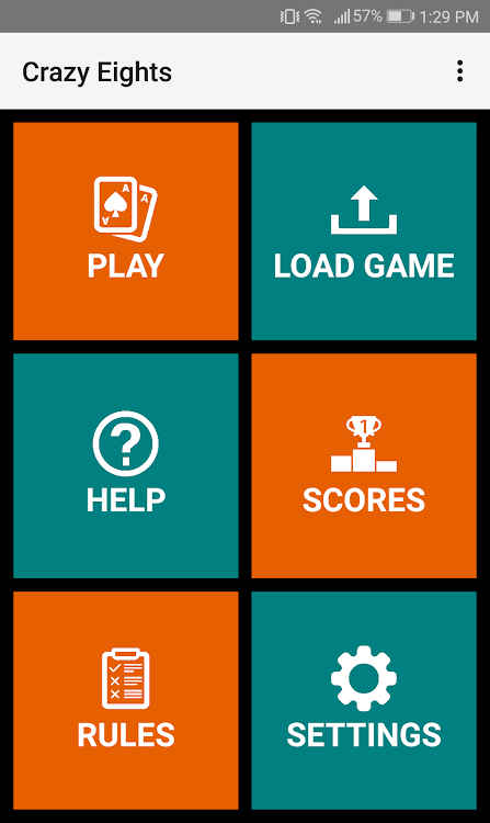 #1. Crazy Eights (Android) By: Melele