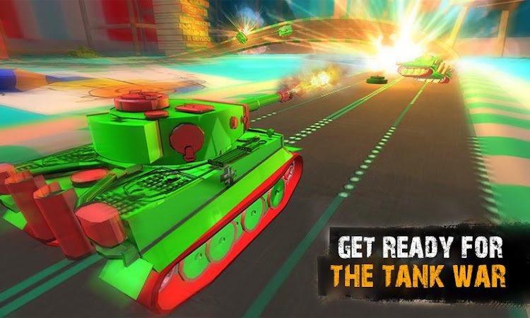 #1. Crazy Tank Racing War (Android) By: Myxtra