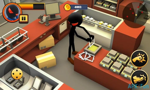 Criminal Stickman Escape 3D Screenshot Image