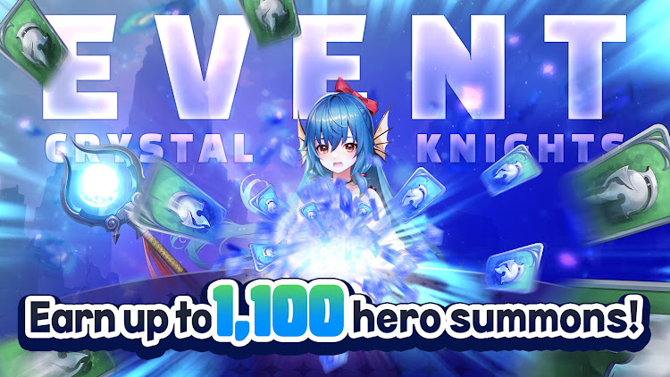 #1. Crystal Knights - Idle RPG (Android) By: DAERI SOFT Inc