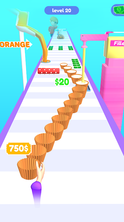 #1. Cupcake Stack - Cake Games (Android) By: Fried Chicken Games