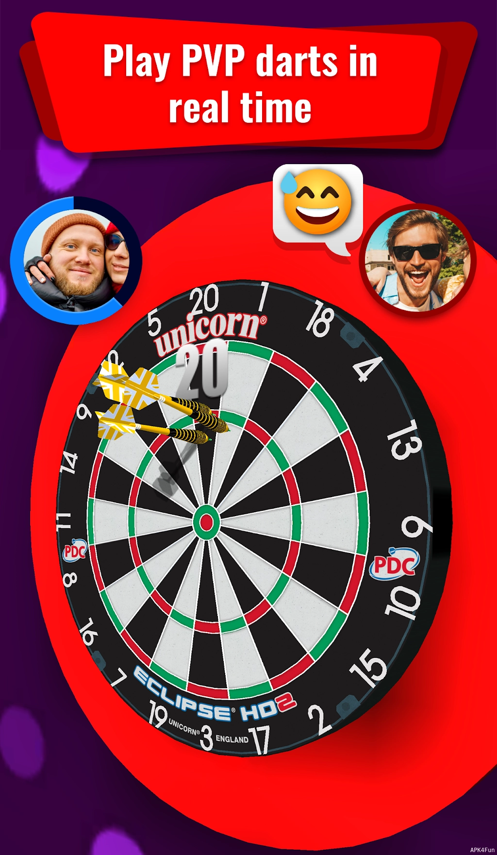 Darts Match Live Screenshot Image