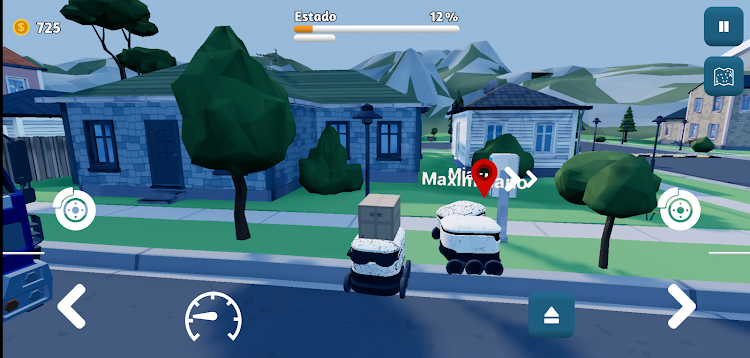 #1. Delivery Bots: Package Madness (Android) By: Tobías Wunsch