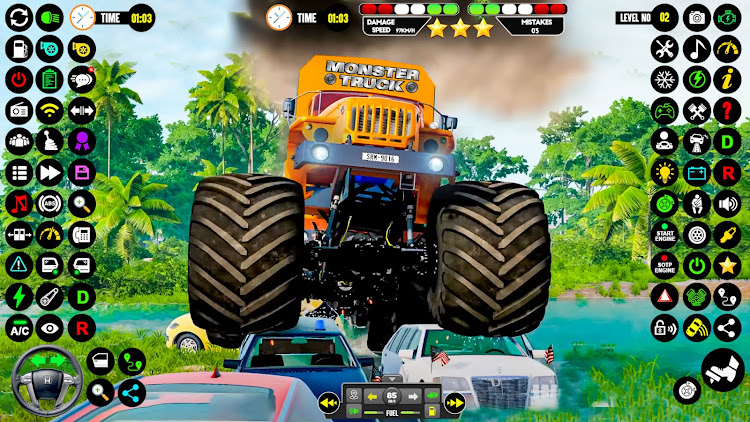 #1. Derby Monster Truck Stunt Game (Android) By: Games Tooist