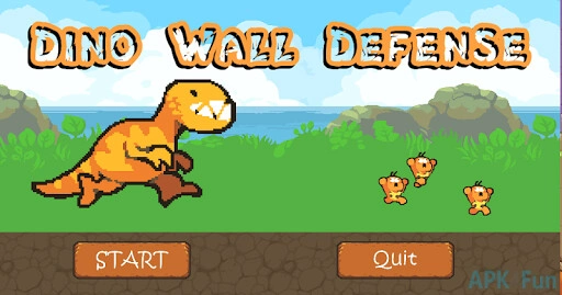 Dino Wall Defense Screenshot Image