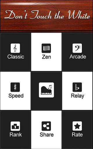 Don't Touch White Tile: Piano Screenshot Image