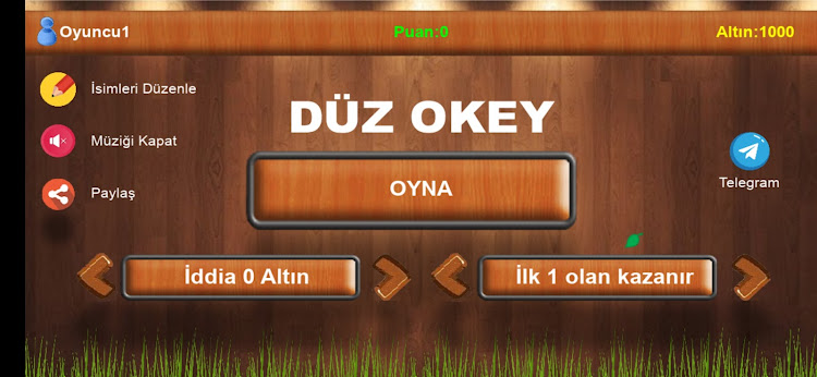 #1. Düz Okey - İnternetsiz (Android) By: Sunius