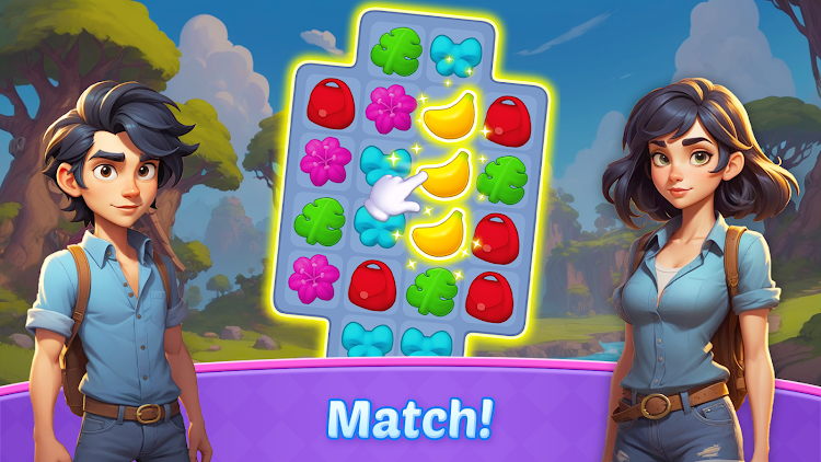 #1. Epic Match - Match 3 Games (Android) By: Feel Frolic Games