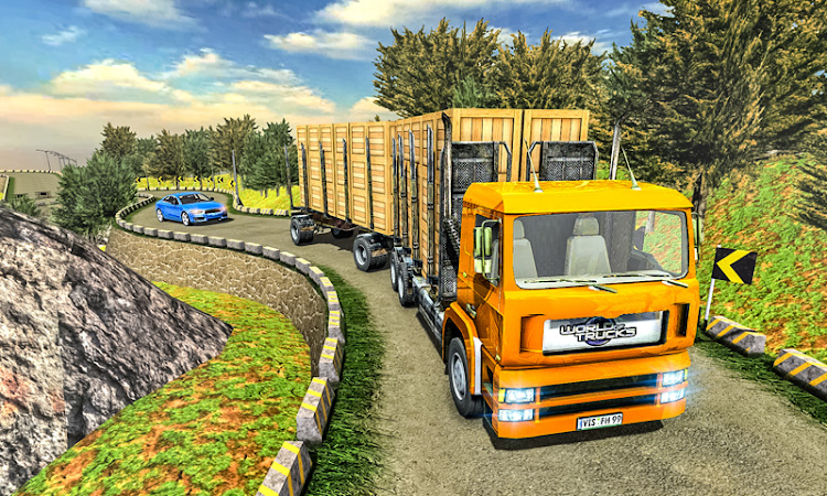 #1. Euro Cargo Transporter Truck (Android) By: Extreme Games Production