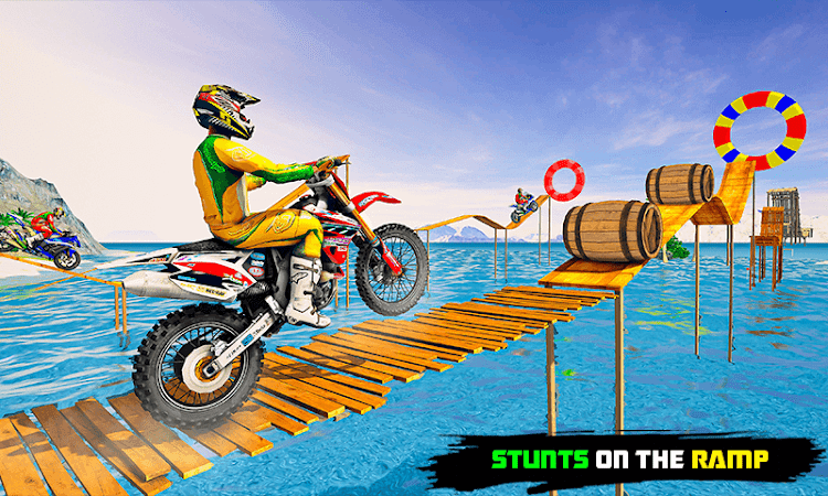 #1. Extreme Tricky Bike stunt Sim (Android) By: Extreme Games Production