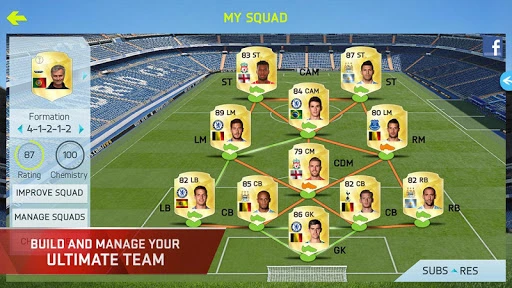 FIFA 15 Ultimate Team Screenshot Image