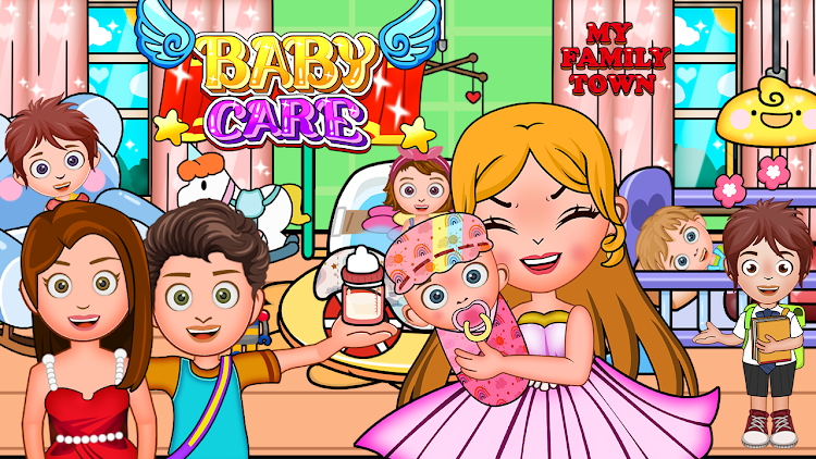 #1. Family Town Baby Care Toddlers (Android) By: Kids Town Games Studio