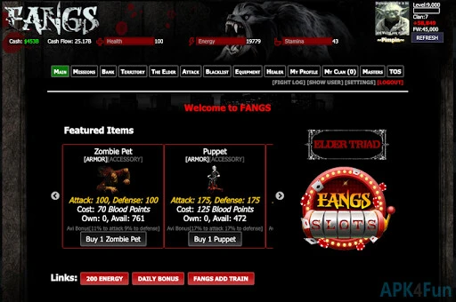 Fangs Vampire Clan Screenshot Image