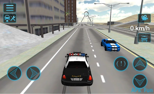 Fast Police Car Driving 3D Screenshot Image