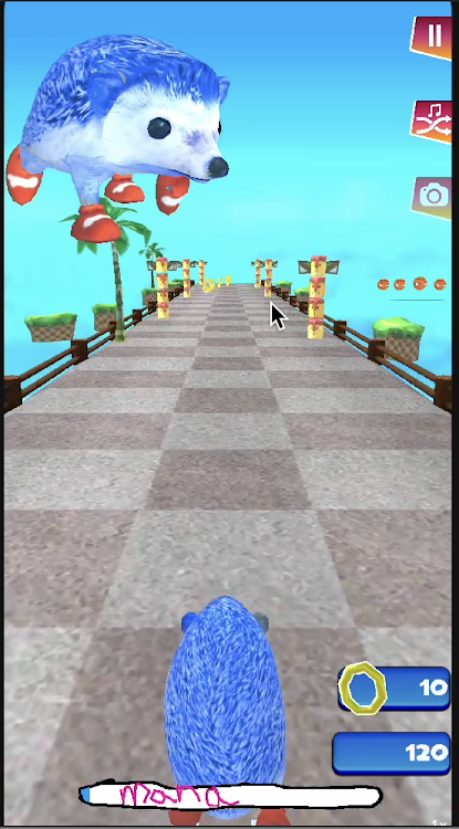 #1. Fast Sanic Goo! Adventure (Android) By: Elenio Castellanos