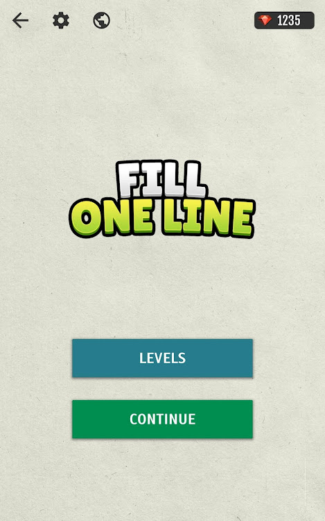 #1. Fill One Line - Color Puzzle G (Android) By: Spica Game Studio