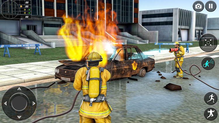 #1. Fire Truck Driving Sim Games (Android) By: Clever Crabs