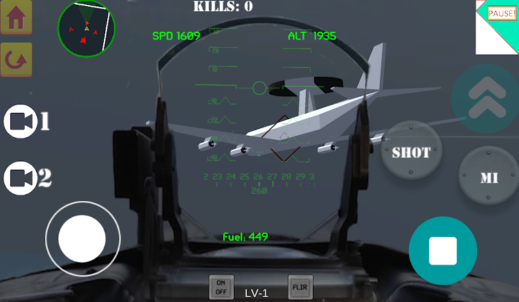 #1. Flight War Jet (Android) By: AF Games Studio