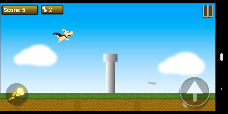 #1. Flying Puppy Adventure (Android) By: XoXo game