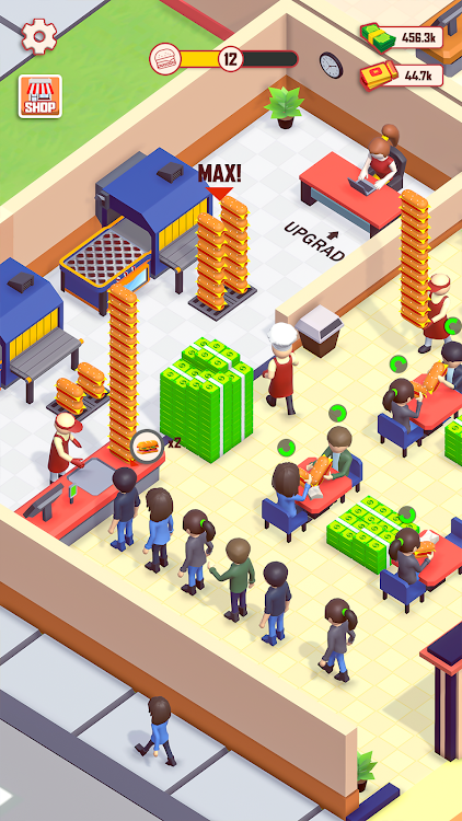 #1. Food Fever Tycoon (Android) By: Game Reaper Studios