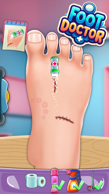 #1. Foot Doctor Game (Android) By: IKMobileGames