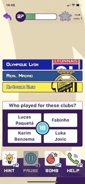 #1. Football Master Quiz (Android) By: lcqd