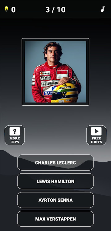 #1. Formula 1:Guess F1 Driver Quiz (Android) By: Gryffindor apps