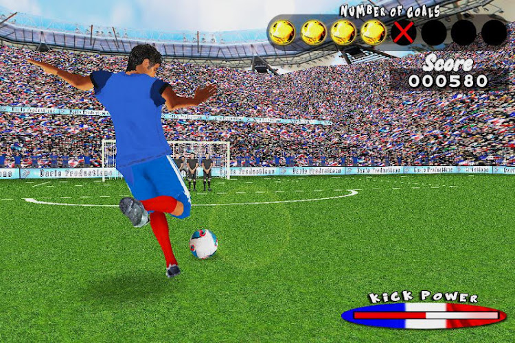 #1. Free-Kick Football Ultimate (Android) By: Darie Productions