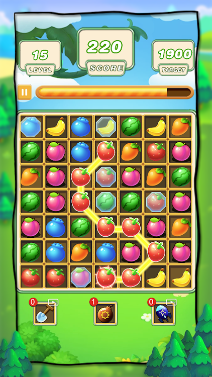 #1. Fruit Frolic (Android) By: Nineteen Devs