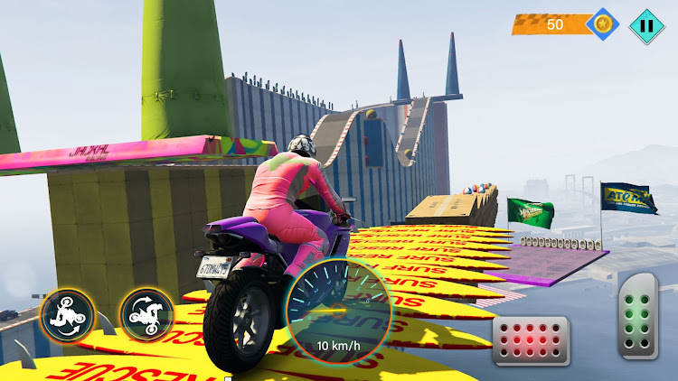 #1. GT Bike Race: Bike Stunt 3D (Android) By: Games Studios Inc.