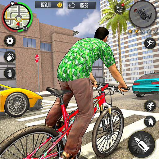 #1. Gangster City Crime Rope Hero (Android) By: WarXone Gaming