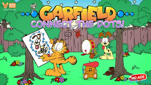 Garfield Connect the Dots Screenshot Image