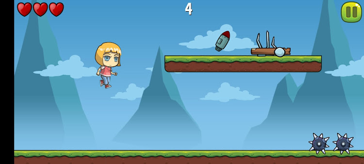 #1. Girl Fighter - adventure run (Android) By: SBNSoftwares